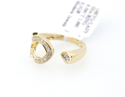 14K Yellow Gold 0.25CT/0.75CT Diamond Ladies Ring, 4.1gm, Size 7.5, S17172