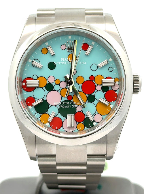 NEW 2025 Rolex Oyster Perpetual 36mm Celebration Dial Watch 126000, S108420