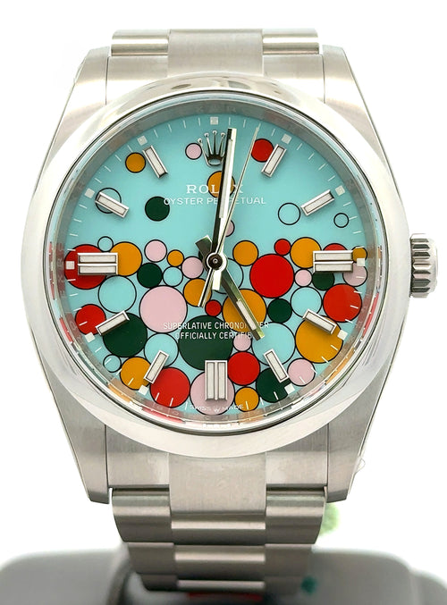 NEW 2025 Rolex Oyster Perpetual 36mm Celebration Dial Watch 126000, S108420