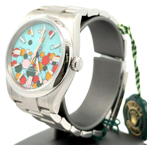 NEW 2025 Rolex Oyster Perpetual 36mm Celebration Dial Watch 126000, S108420