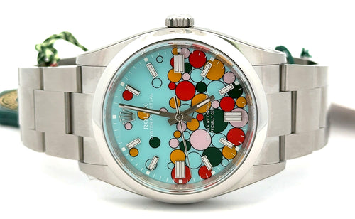 NEW 2025 Rolex Oyster Perpetual 36mm Celebration Dial Watch 126000, S108420