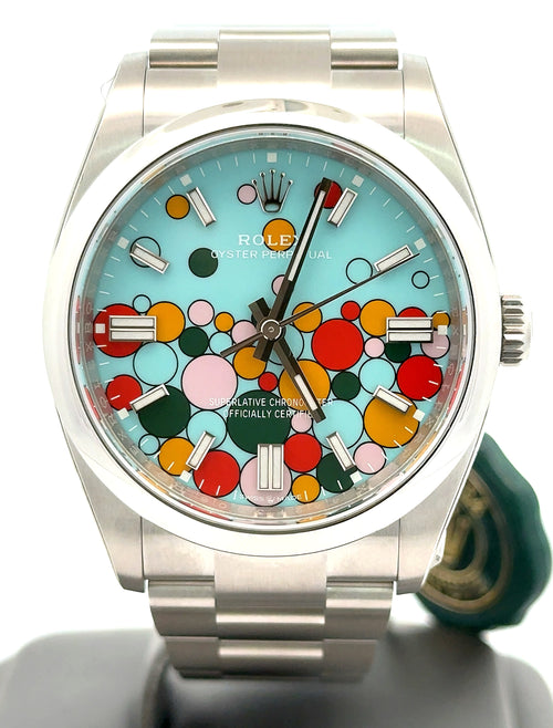 NEW 2025 Rolex Oyster Perpetual 36mm Celebration Dial Watch 126000, S108420