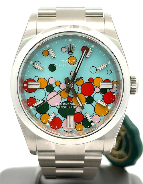 NEW 2025 Rolex Oyster Perpetual 36mm Celebration Dial Watch 126000, S108420