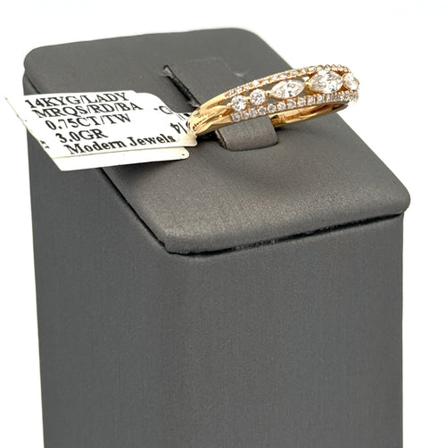 14k Yellow Gold 0.50 CT Diamond Engagement Ring, 3.0g, Size 7, S16688
