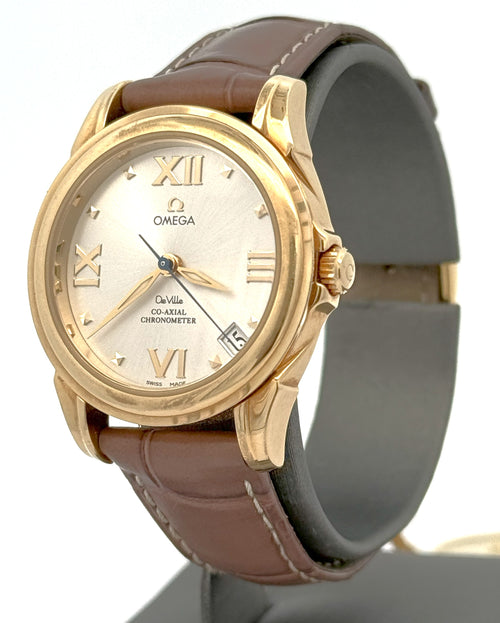 Omega De Ville 18K Yellow Gold Automatic Watch 4681.31.35 (Pre-owned)