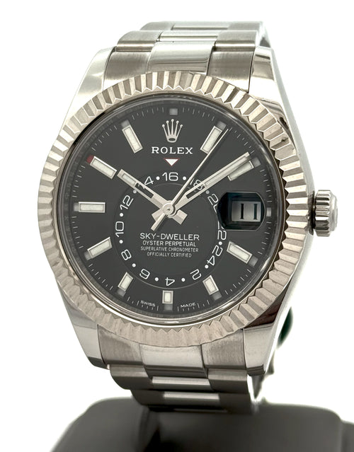 Pre-owned Rolex 326934 Sky-Dweller - 42mm Stainless Steel, S108276