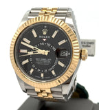 Pre-owned Rolex 326933 Sky-Dweller - 42mm Yellow Gold/SS, S16572