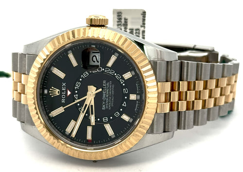 Pre-owned Rolex 326933 Sky-Dweller - 42mm Yellow Gold/SS, S16572