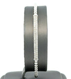 14k White Gold 0.60 CT Diamond Ladies Slip-On Bangle, 6.4 g, S16745