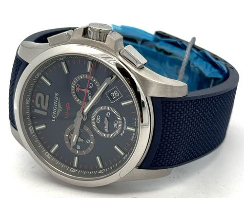 Longines Conquest V.H.P. Chrono Men's Watch 44mm L3.727.4.96.9, S16777