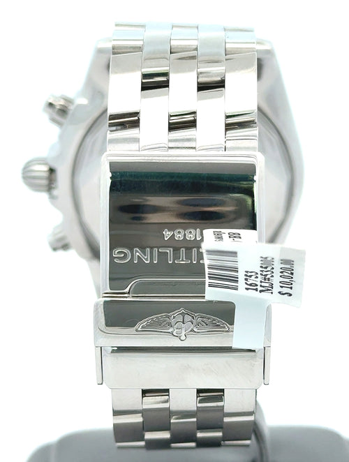 Breitling Chronomat 44 GMT Stainless Steel/Onyx Black Dial (PRE-OWNED) Box/Card