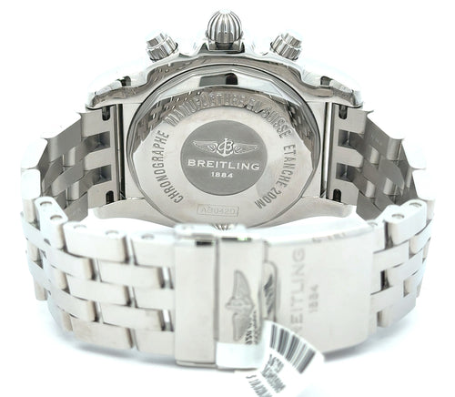 Breitling Chronomat 44 GMT Stainless Steel/Onyx Black Dial (PRE-OWNED) Box/Card