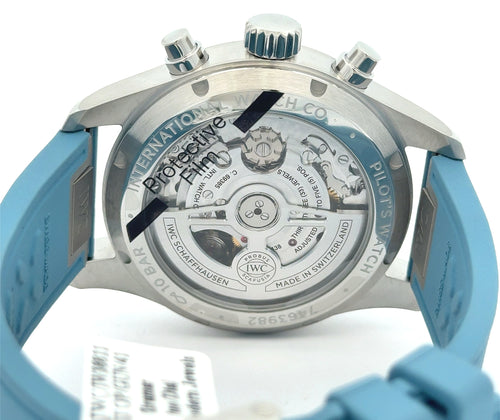 IWC Top Gun Pilot's Watch Chronograph 41 Blue Dial IW38811 -BRAND NEW BOX / CARD