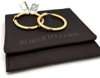 Roberto Coin 18K Yellow Gold Designer Gold Hoop Earrings, S108739