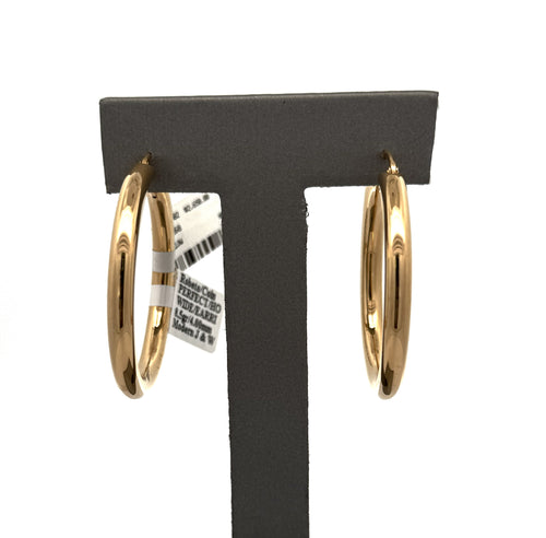 Roberto Coin 18K Yellow Gold Designer Gold Hoop Earrings, S108739