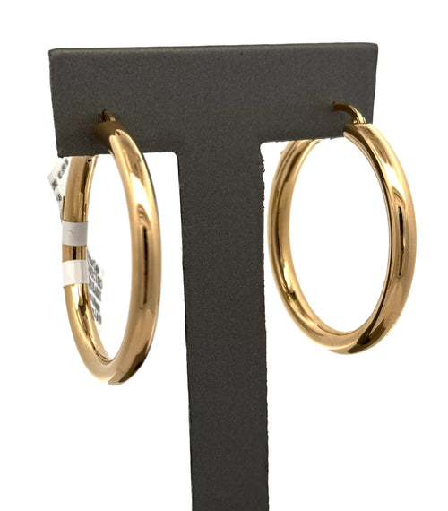 Roberto Coin 18K Yellow Gold Designer Gold Hoop Earrings, S108739