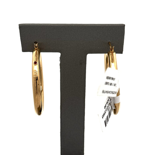 Roberto Coin 18K Yellow Gold Designer Gold Hoop Earrings, S108739