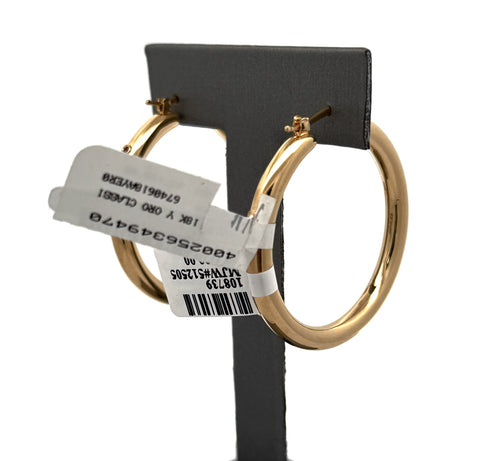 Roberto Coin 18K Yellow Gold Designer Gold Hoop Earrings, S108739