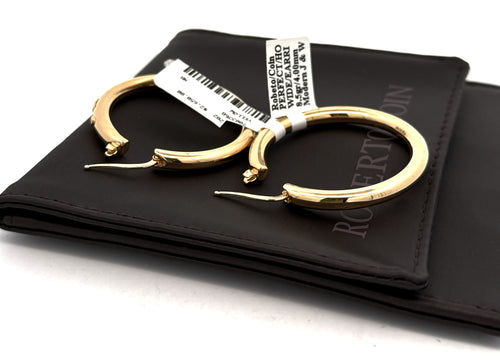Roberto Coin 18K Yellow Gold Designer Gold Hoop Earrings, S108739
