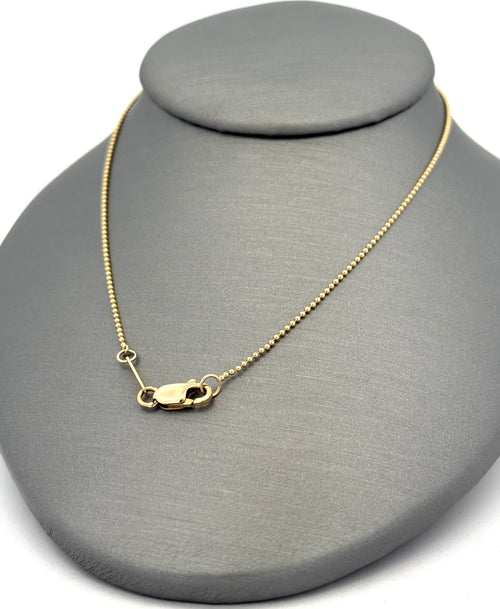 Tiffany & Co. 18k Yellow Gold Tiffany Keys Large Heart Key Pendant Necklace