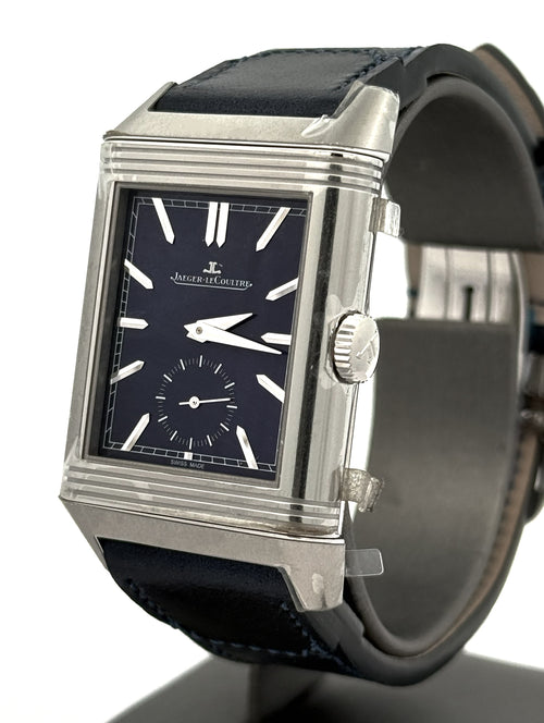 JAEGER LECOULTRE Reverso Tribute Duoface Small Seconds 47mm by 28.3 mm Watch Q3988481 - Brand New! S16789