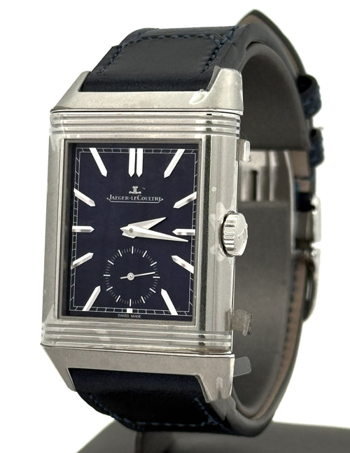 JAEGER LECOULTRE Reverso Tribute Duoface Small Seconds 47mm by 28.3 mm Watch Q3988481 - Brand New! S16789
