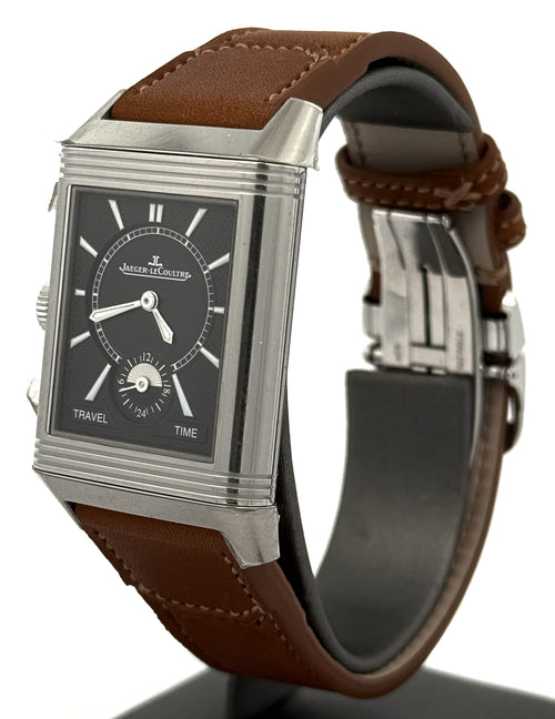 JAEGER LECOULTRE Reverso Classic Duoface Small Seconds 47mm by 28.3 mm Watch Q3848423 - Brand New! S16788