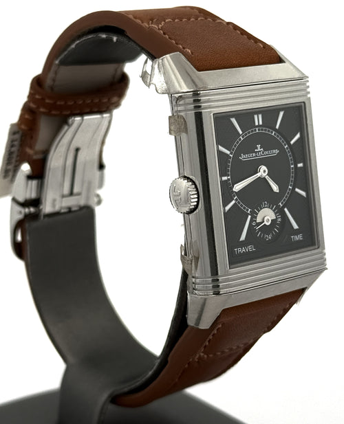 JAEGER LECOULTRE Reverso Classic Duoface Small Seconds 47mm by 28.3 mm Watch Q3848423 - Brand New! S16788