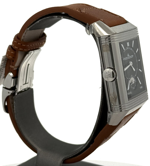 JAEGER LECOULTRE Reverso Classic Duoface Small Seconds 47mm by 28.3 mm Watch Q3848423 - Brand New! S16788