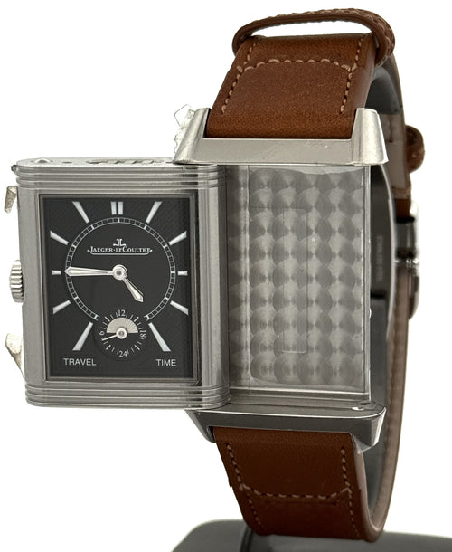 JAEGER LECOULTRE Reverso Classic Duoface Small Seconds 47mm by 28.3 mm Watch Q3848423 - Brand New! S16788
