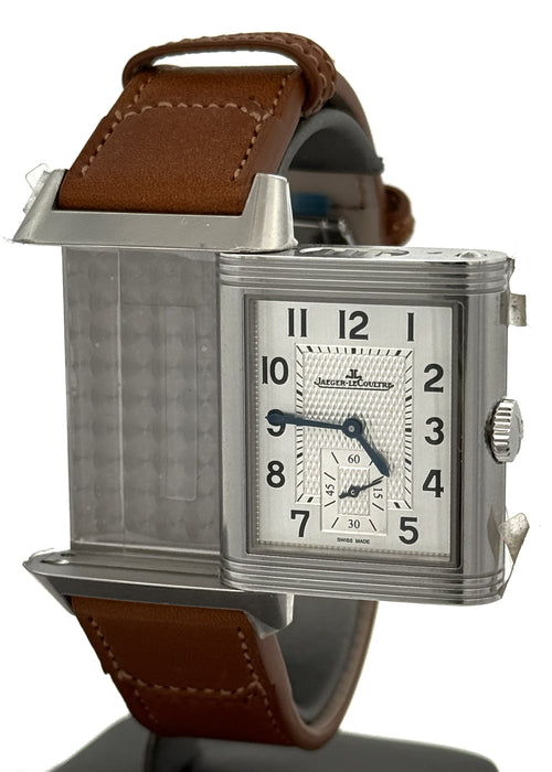JAEGER LECOULTRE Reverso Classic Duoface Small Seconds 47mm by 28.3 mm Watch Q3848423 - Brand New! S16788
