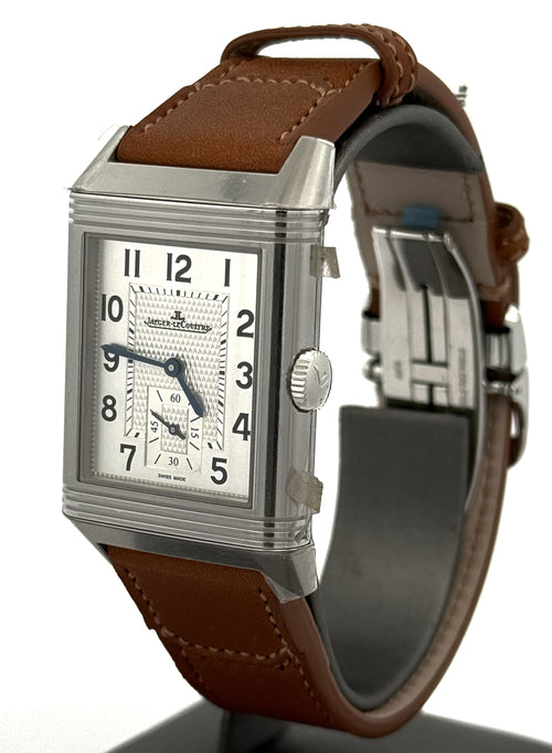 JAEGER LECOULTRE Reverso Classic Duoface Small Seconds 47mm by 28.3 mm Watch Q3848423 - Brand New! S16788
