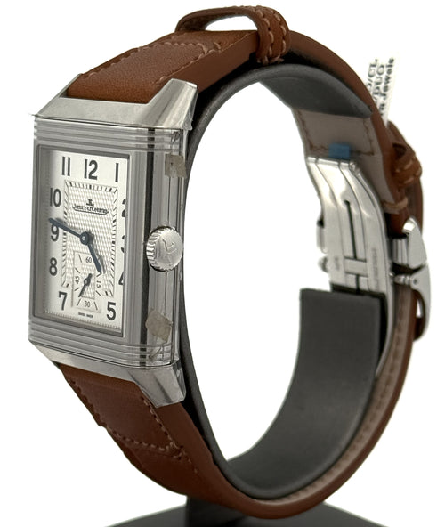 JAEGER LECOULTRE Reverso Classic Duoface Small Seconds 47mm by 28.3 mm Watch Q3848423 - Brand New! S16788