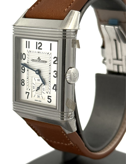JAEGER LECOULTRE Reverso Classic Duoface Small Seconds 47mm by 28.3 mm Watch Q3848423 - Brand New! S16788