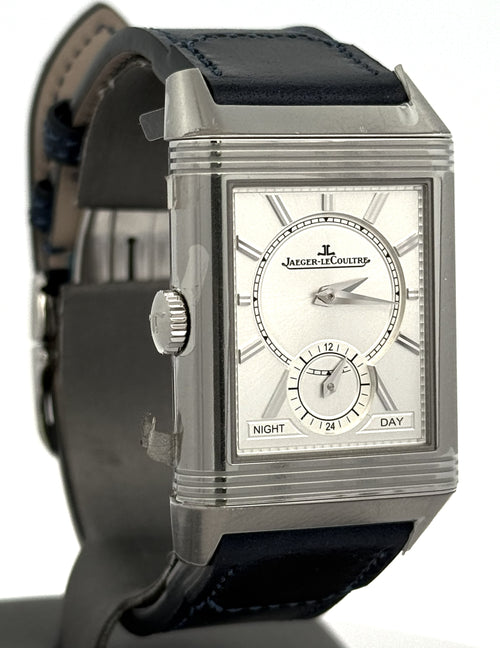 JAEGER LECOULTRE Reverso Tribute Duoface Small Seconds 47mm by 28.3 mm Watch Q3988481 - Brand New! S16789