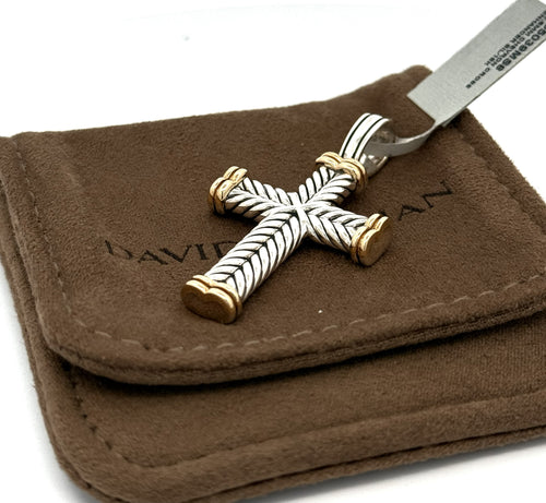 David Yurman Chevron Cross Pendant
