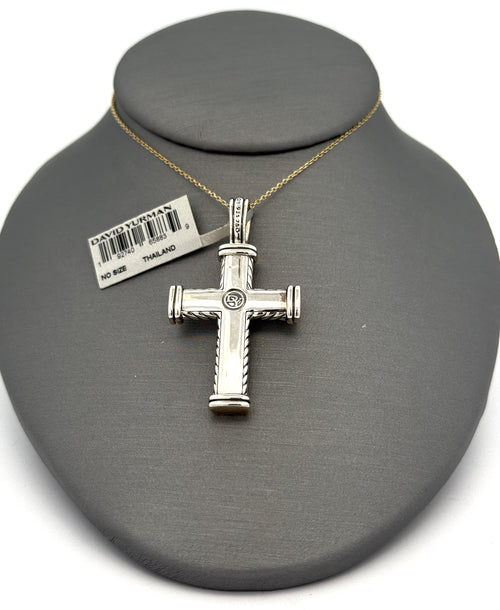 David Yurman Chevron Cross Pendant