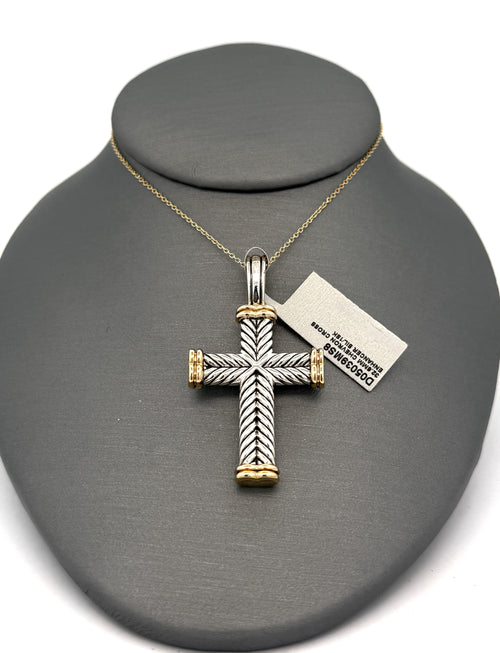 David Yurman Chevron Cross Pendant
