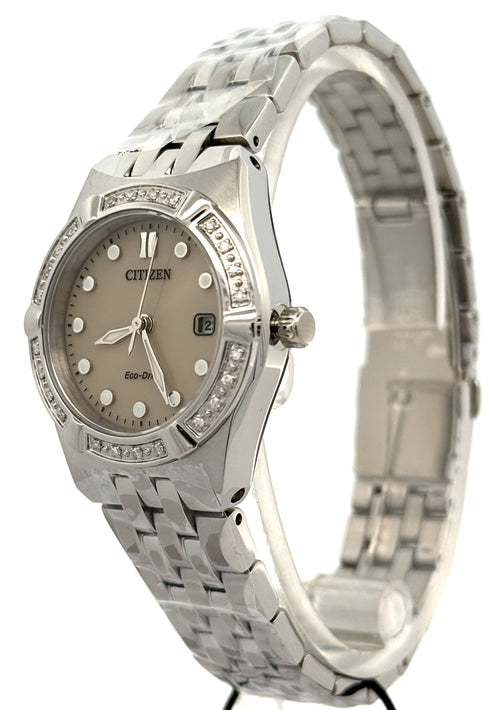 Citizen Corso Diamond Taupe Dial 28mm Watch, EW2710-51X