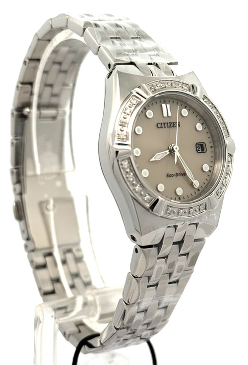 Citizen Corso Diamond Taupe Dial 28mm Watch, EW2710-51X