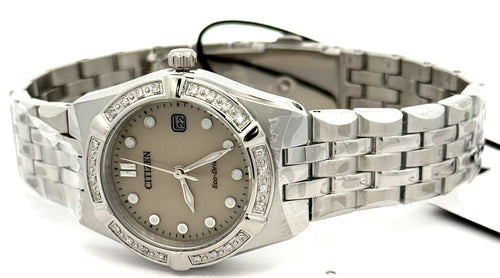 Citizen Corso Diamond Taupe Dial 28mm Watch, EW2710-51X