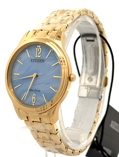 CITIZEN BLUE DIAL WOMEN’S WATCH EM1212-56L