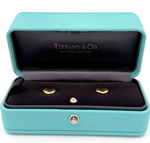 Tiffany & Co. Elsa Peretti Bean design 18k Yellow Gold Earrings