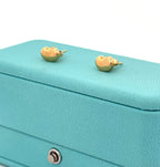Tiffany & Co. Elsa Peretti Bean design 18k Yellow Gold Earrings