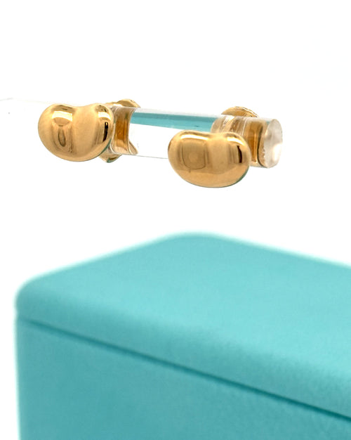 Tiffany & Co. Elsa Peretti Bean design 18k Yellow Gold Earrings