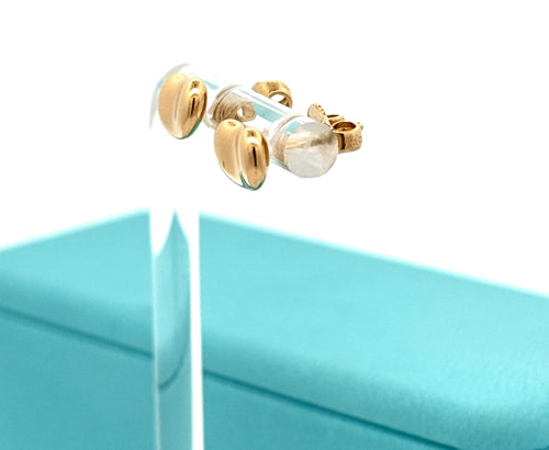 Tiffany & Co. Elsa Peretti Bean design 18k Yellow Gold Earrings