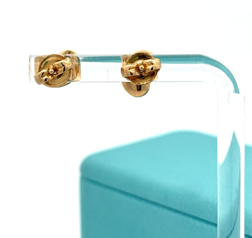 Tiffany & Co. Elsa Peretti Bean design 18k Yellow Gold Earrings