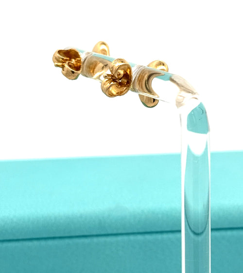 Tiffany & Co. Elsa Peretti Bean design 18k Yellow Gold Earrings