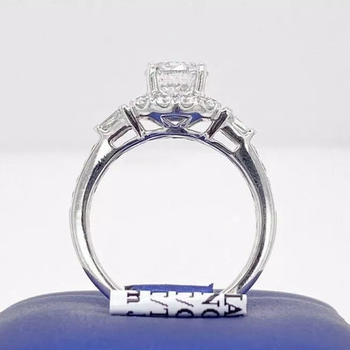 Odelia 18k White Gold 2.00 CT Diamond Engagement Ring, 5gm, Size 6.5, S105566