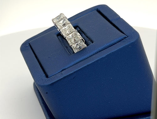 Platinum 11.75 CT Diamond Ladies Wedding Band, 8.9g, Size 6.5, S108145